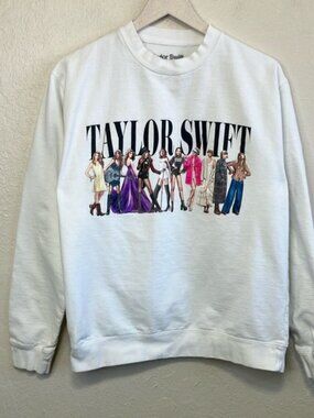 Taylor Swift Midnights White Crewneck Sweatshirt